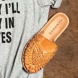Rampage size 7 mules brand new never worn